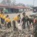 Bersama TNI-Polri dan Warga, Pasar Jibama Dibersihkan agar Nyaman untuk Aktivitas Jual Beli