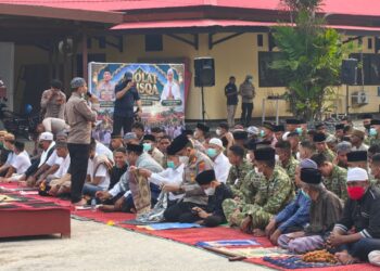 Polres Kaimana Bersama Forkopimda dan Masyarakat Gelar Salat Istisqa, Mohon Hujan dan Perkuat Pesan Kamtibmas
