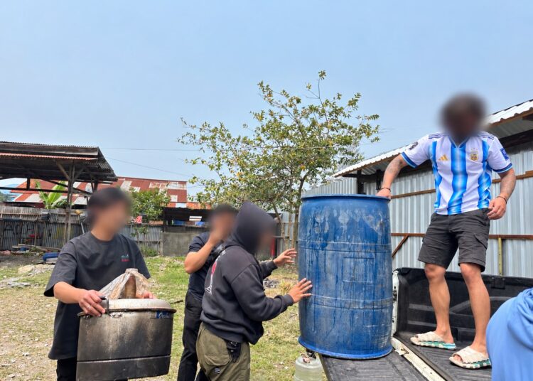Sat Resnarkoba Polres Jayawijaya Amankan Bahan Rendama Ballo dalam Razia di Wamena