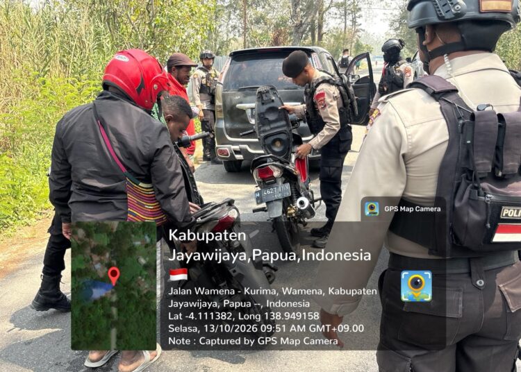 Ciptakan Rasa Aman bagi Masyarakat, Sat Samapta Polres Jayawijaya Gelar Patroli Mandiri dan Amankan Satu Parang di Wouma