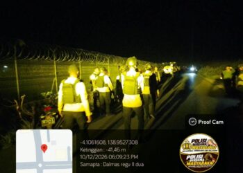 Respons Cepat Gangguan Kamtibmas, Sat Samapta Polres Jayawijaya Bersama Brimob Gelar Patroli dan Amankan Sejumlah Barang Bukti