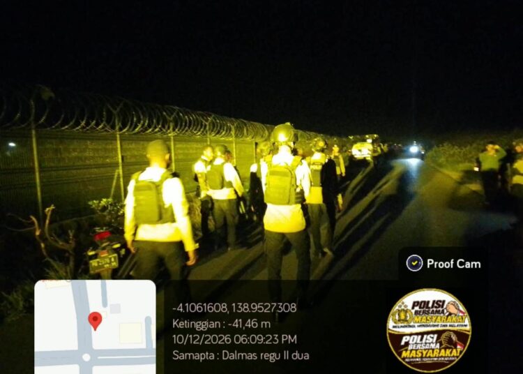 Respons Cepat Gangguan Kamtibmas, Sat Samapta Polres Jayawijaya Bersama Brimob Gelar Patroli dan Amankan Sejumlah Barang Bukti