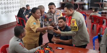 Siap jadi Agen Perlinsos, Personel Polresta Manokwari Ikuti Aktivitas IKD