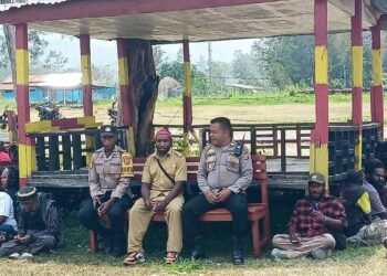 Polsek Asologaima Fasilitasi Mediasi Kecelakaan Lalu Lintas, Kedua Belah Pihak Sepakat Berdamai