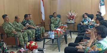 Sambut Tim Sahli Panglima TNI di Wilayah Kodim 1310/Bitung, Dandim 1310/Bitung Tegaskan Komitmen TNI Dukung Ketahanan Pangan dan Kesejahteraan Rakyat