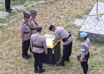 Polres Jayawijaya Gelar Serah Terima Jabatan Kabag Ops, Kabag Ren, dan Kasat Binmas