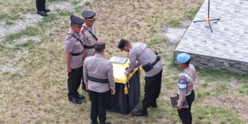 Polres Jayawijaya Gelar Serah Terima Jabatan Kabag Ops, Kabag Ren, dan Kasat Binmas