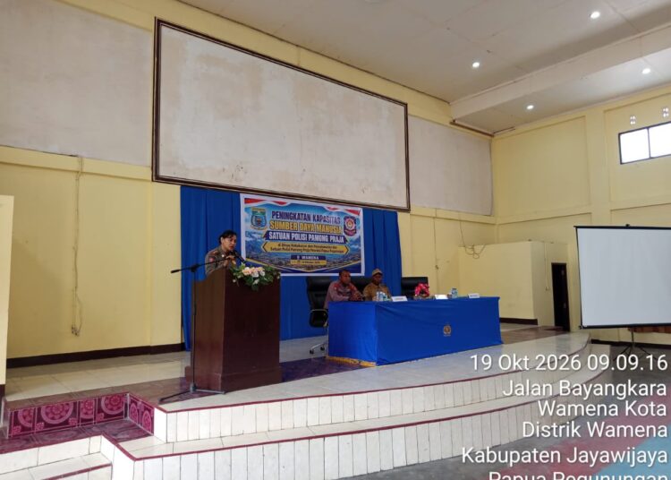 Polres Jayawijaya Dukung Peningkatan Kapasitas Personel Damkar dan Satpol PP Papua Pegunungan