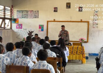 Sat Binmas Polres Jayawijaya Edukasi Pelajar tentang Narkoba, Tawuran, dan Bijak Bermedia Sosial