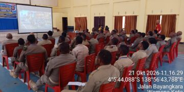 Tingkatkan Profesionalisme, Polres Jayawijaya Lanjutkan Pelatihan Satpol PP Papua Pegunungan Hari Ketiga