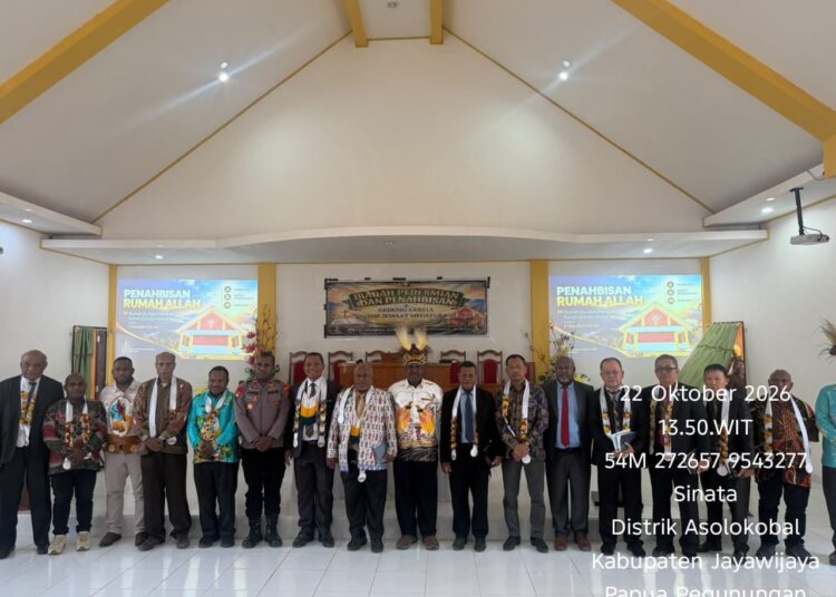 Wakapolres Jayawijaya Hadiri Peresmian dan Penahbisan Gereja GMAHK Jemaat Megapura