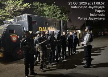 Patroli Malam Sat Samapta Polres Jayawijaya, Amankan Miras dan Sajam di Wamena
