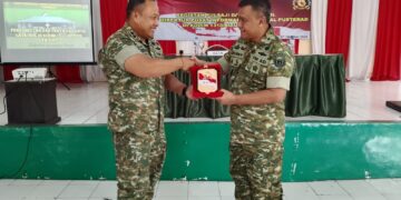 Tingkatkan Kualitas dan Validitas Data Teritorial Satkowil TA 2026, Dandim 1310/Bitung Sambut Kunjungan Kerja Tim Staf Direktur Pusat Informasi Teritorial Pusterad di Makodim 1310/Bitung
